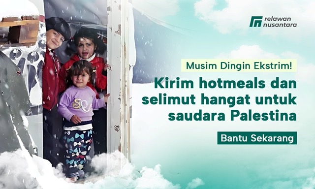 Donasi Bantuan Musim Dingin Untuk Palestina