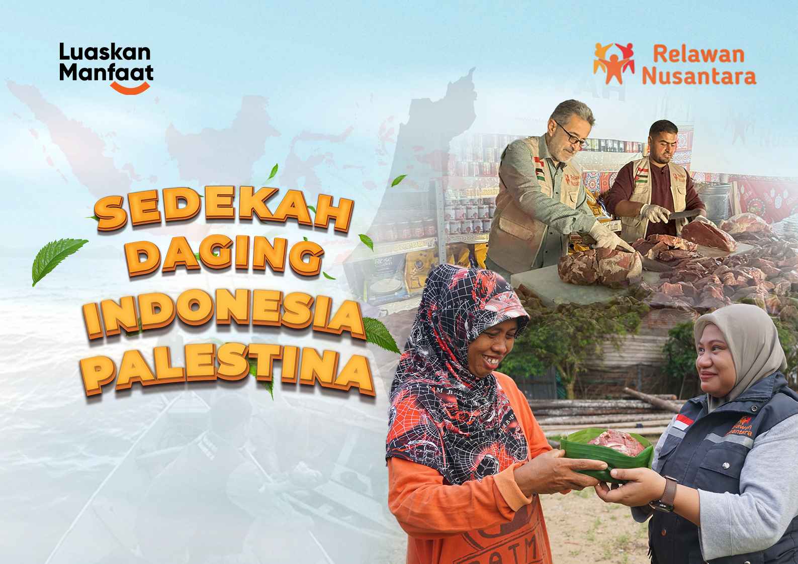 Donasi Sedekah Daging untuk Indonesia dan Palestina
