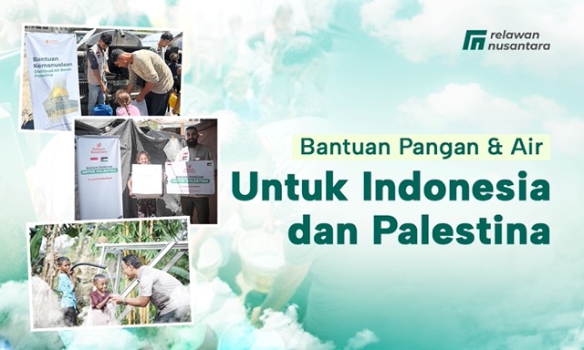 Donasi Bantuan Pangan Dan Air U Indonesia Dan Palestina
