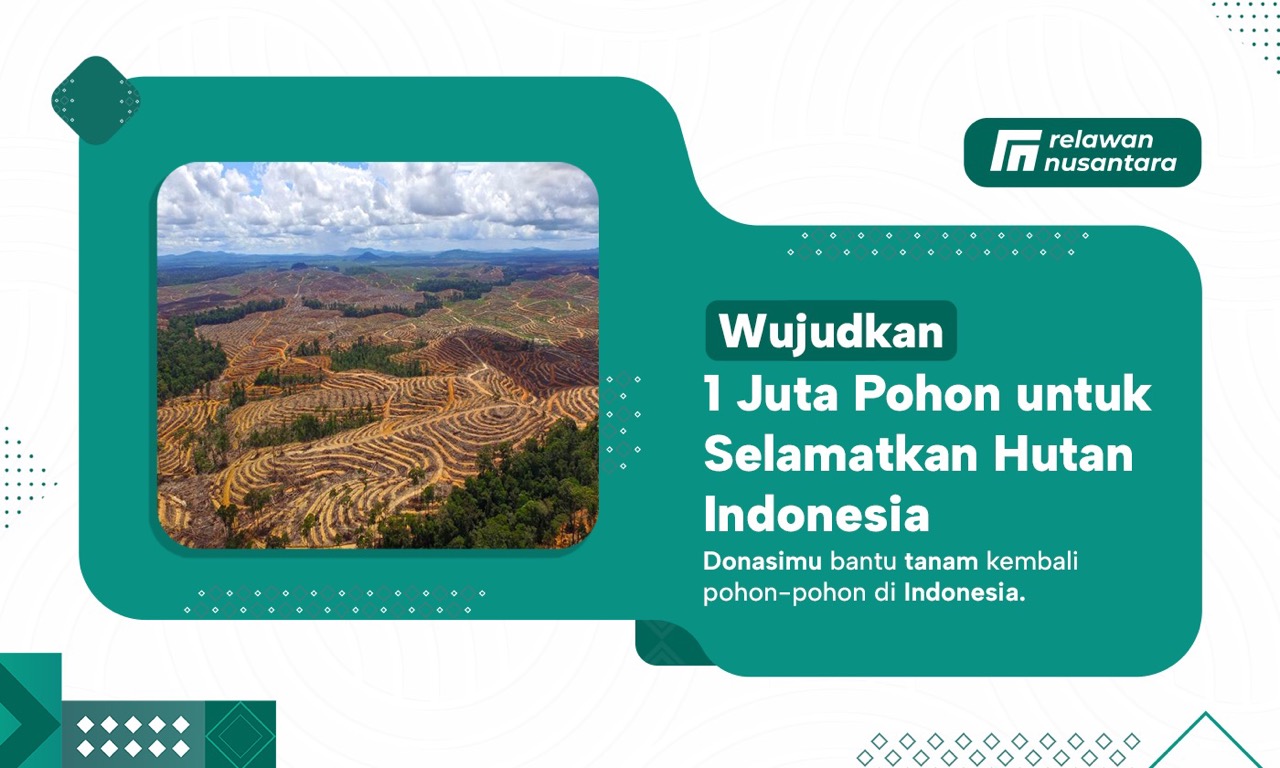 Donasi 1 Juta Pohon untuk Hutan Indonesia