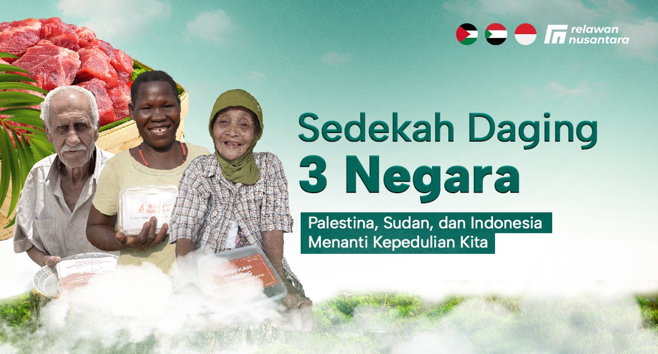 Donasi Sedekah Daging untuk 3 Negara